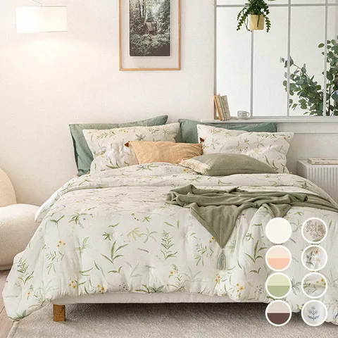 [K-LK이불베개세트] (패턴) 궁극의 부드러움 100% 모달 차렵이불세트