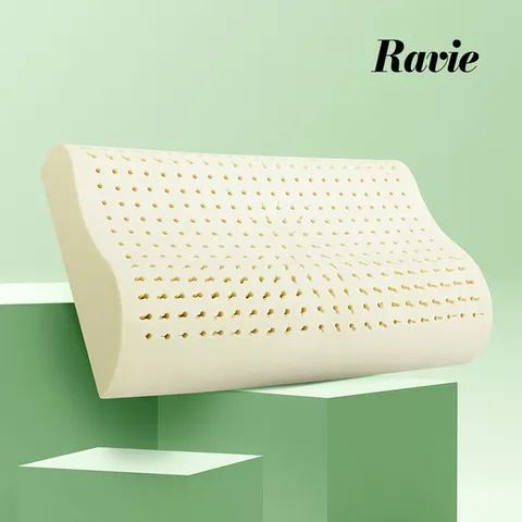 하비 굴곡형 천연라텍스 베개(대형)