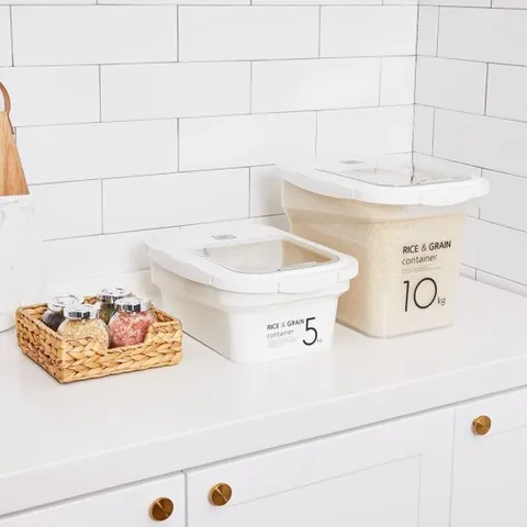 씨밀렉스 쌀통-라이스키퍼 5kg+계량스푼+제습제