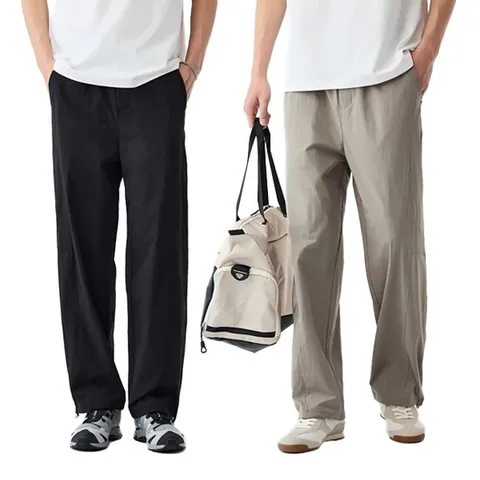 남성 데일리 여름 허리밴딩 스트링 팬츠 바지