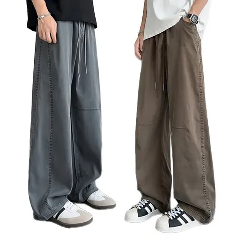 남성 청바지 텐셀 와이드 데님 트레이닝 팬츠