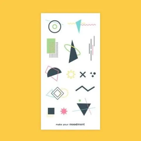 아트박스/워터멜론 젠틀그리드A AT14 헤나스티커 긴팔타투스티커