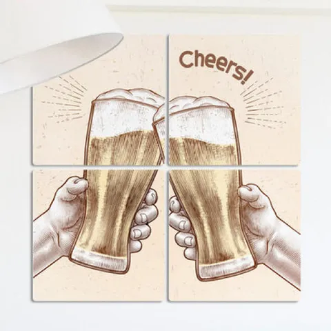 아트박스/꾸밈 tb106-멀티액자_건배하는손