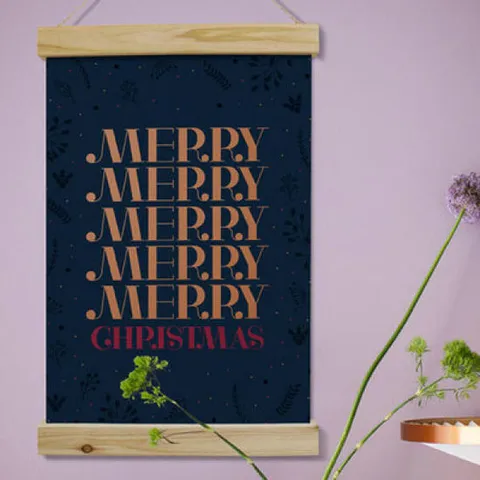 아트박스/꾸밈 ce664-우드스크롤_40CmX60Cm-메리메리타이포그래