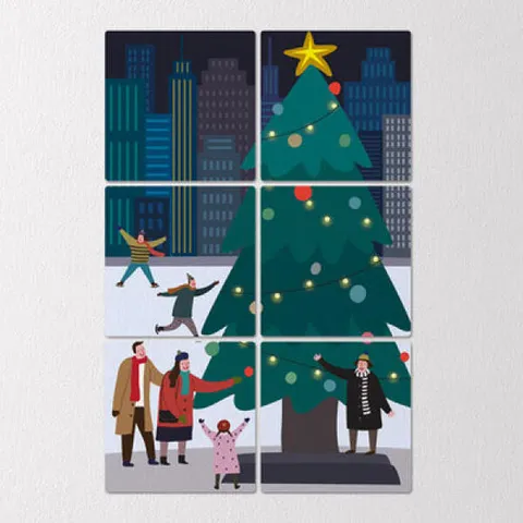 아트박스/꾸밈 ib738-멀티액자_크리스마스만남의광장