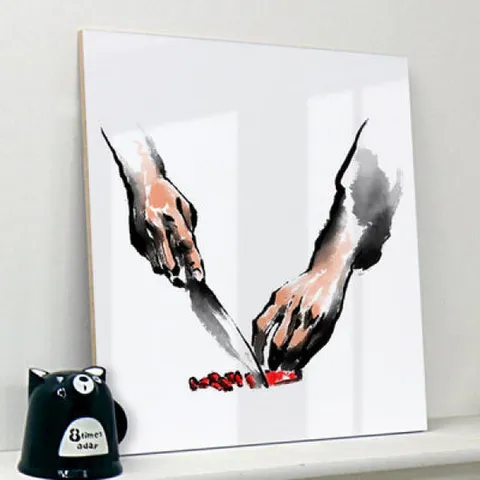 아트박스/꾸밈 pf973-아크릴액자_요리하는손