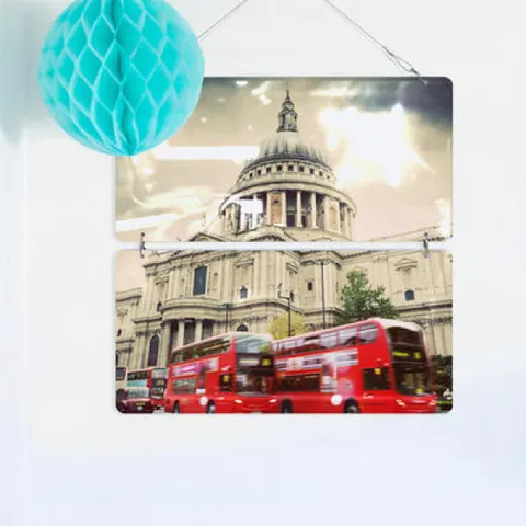 아트박스/꾸밈 nl452-멀티아크릴액자_여행가고싶은곳(2단)