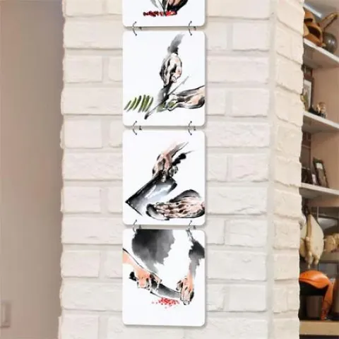 아트박스/꾸밈 nm318-멀티아크릴액자_요리하는손(4단소형)