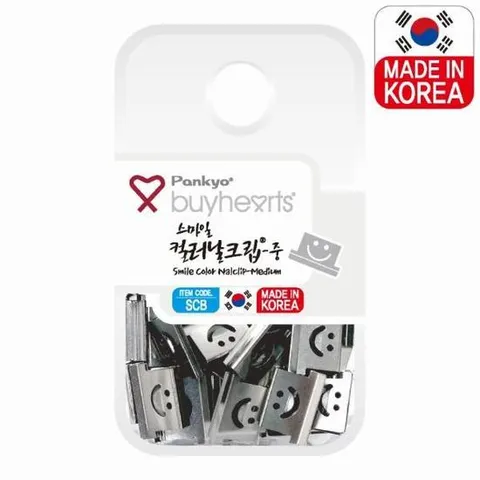 아트박스/오피스큐 바이하츠 스마일 날크립 실버 중 제철매수 40
