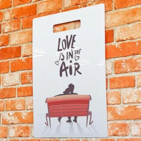 아트박스/꾸밈 nu611-행잉액자_사랑으로가득차있는곳(세로대형)