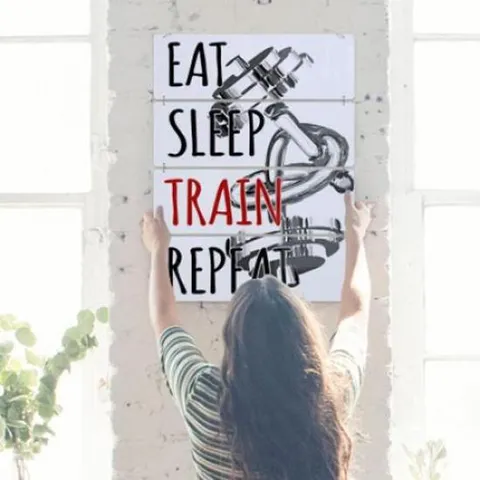 아트박스/꾸밈 nv137-멀티아크릴액자_운동을하는방법(4단대형)