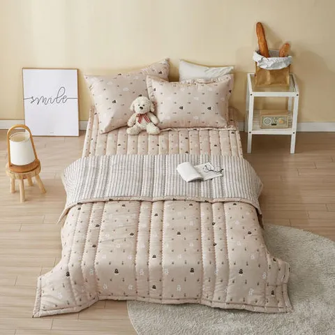 아트박스/르헤브 큐티베어 소프트 마이크로 사계절 차렵이불 (싱