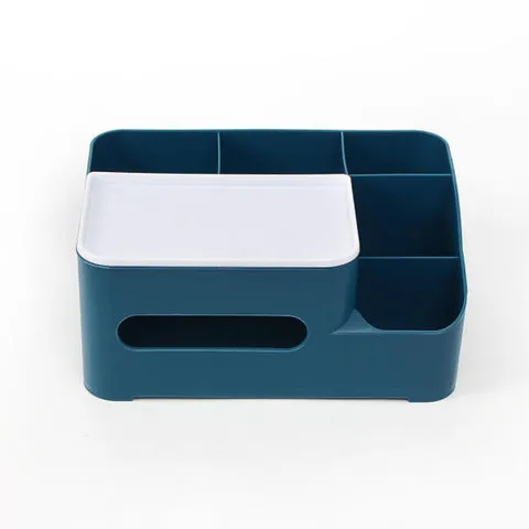 아트박스/위드마켓 멀티 티슈케이스 소품정리함(24.5x18cm/블루)