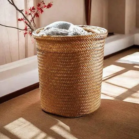 아트박스/에코벨 라탄화분 바구니 커버 가리개 30X30CM
