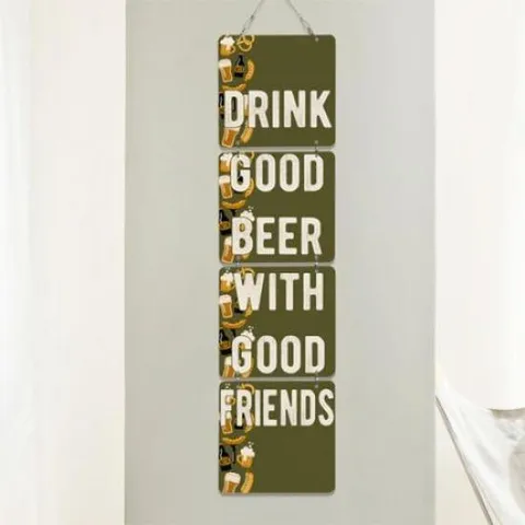 아트박스/꾸밈 ny960-멀티아크릴액자_맥주를즐기는방법(4단소형)