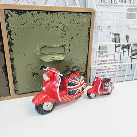 아트박스/컨츄리아이템 잉글랜드 레드 스쿠터 장식 2P SET