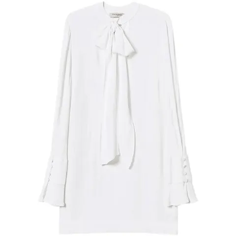 25 FW 트윈스 크레이프 드 신 블라우스 251TP2140 TP439070793