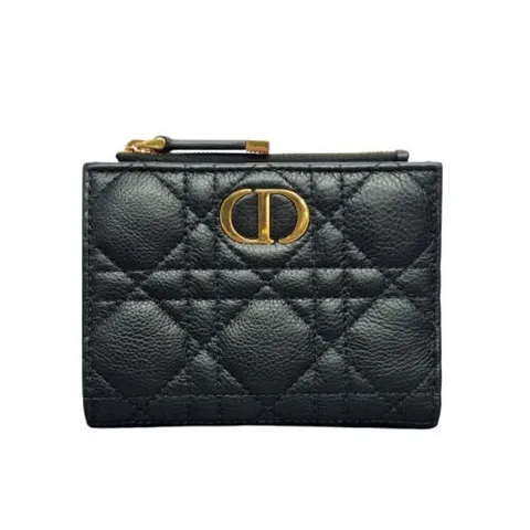 (명품) 디올 카로 달리아 지갑 블랙