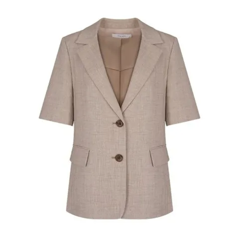 [ 롯데백화점 ][올리비아하슬러(여성)]투버튼셋업반소매정장자켓 EMJK502