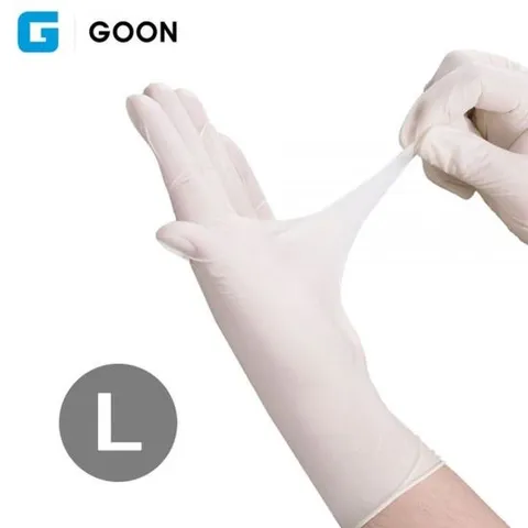 GOON 라텍스 장갑 (식품 다용도) (L) (100매입)