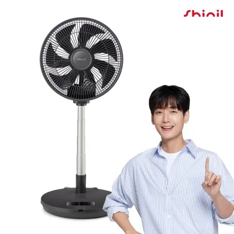 신일 NEW 하이브리드 12인치 무선 폴딩팬 캠핑겸용 선풍기 SIF-FD12NV 네이비