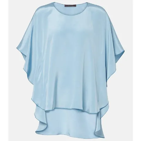 25 FW 막스마라 Oronte 실크 크레이프 드 신 블라우스 TP556949289