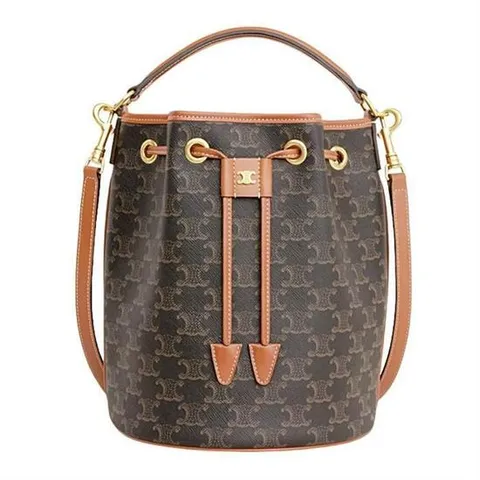 (명품) 셀린느 클라라 백 트리옹프 캔버스 카프스킨 1