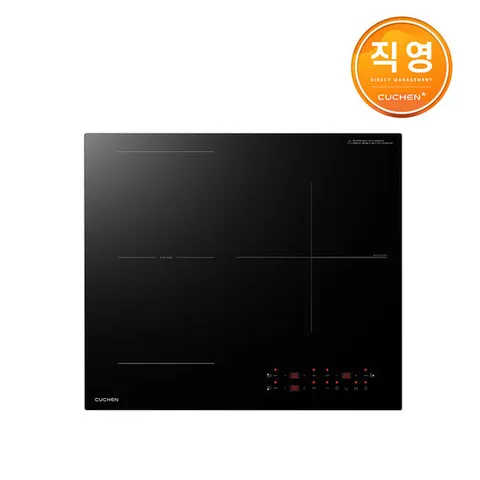 쿠첸 BLACK 3400 3구 인덕션 프리스탠딩 CIR-EB330TOB2