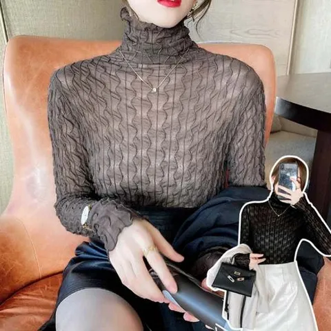 망사 레이스 망사 폴라 이너 티