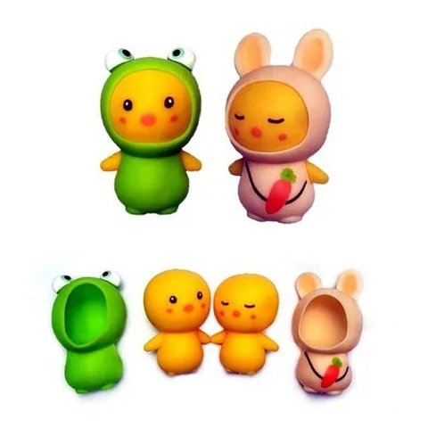 옷입히는 말랑이 2500 2개 애니멀 취미 점토 말랑이 취미