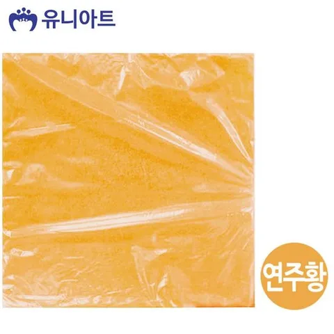 공예 부직포 4절 (10매입) 연주황 (19번)
