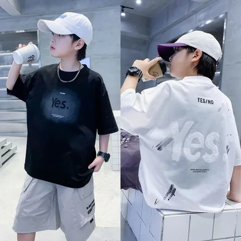 [삐삐네옷가게]삐삐네옷가게 남아 주니어 예스앤고 반팔 카고바지 세트