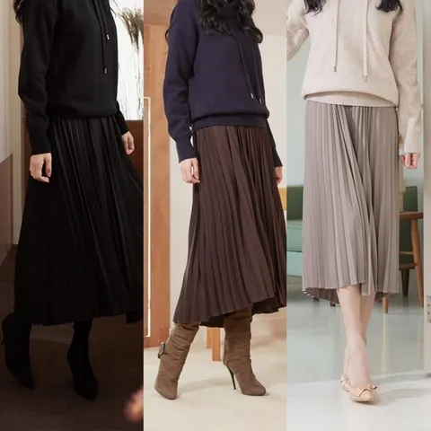 [막스스튜디오][막스스튜디오] 여성 캐시블렌드 슬릿 원피스 3종