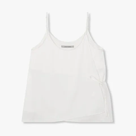 [ 롯데백화점 ]VOV  투 레이어 스트랩 슬리브리스 블라우스 (7155360004)