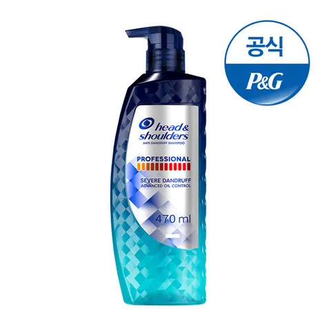 헤드앤숄더 프로페셔널 안티 댄드러프 어드밴스드 오일 컨트롤 샴푸 470ml