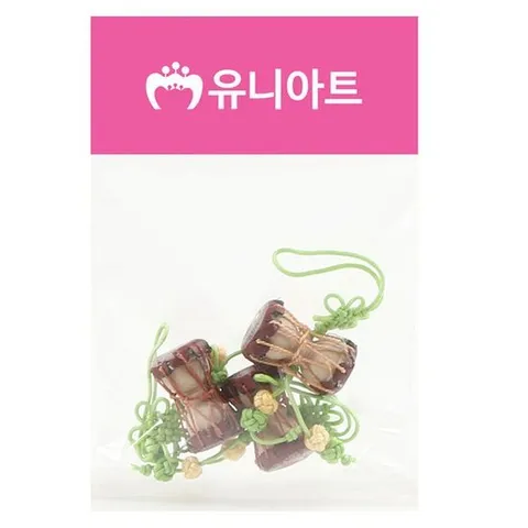 장구 유니아트 (매듭) 전통 장구 (연두) (3개입) G35