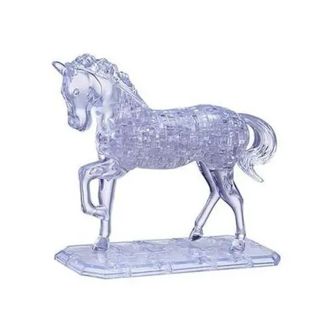성인입체퍼즐 크리스탈 3D 입체 퍼즐 회색말 (Horse_S)