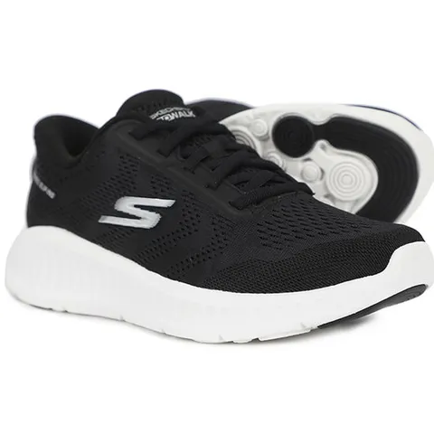 스케쳐스 여성 고워크 나우 슬립인스 (125643-BKW)