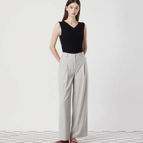 [ AK백화점 ][씨씨콜렉트] 투웨이 슬리브리스 니트 탑