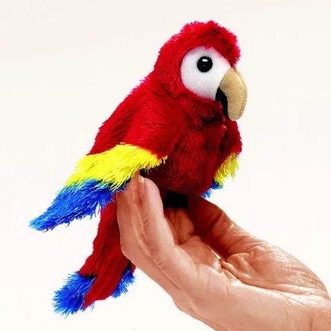 폴크마니스 고급 손가락 앵무새 F2723 손인형