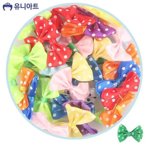 꼬마리본 (꼬마리본) 땡땡이 (대) (1통)