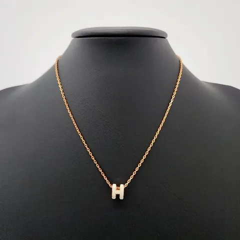 [구구스]중고명품 에르메스 Pop H 미니 목걸이 (NO 10154232)