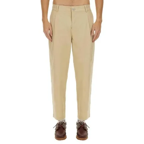 DROLE DE MONSIEUR CROPPED PANTS BP155CO206BEIGE