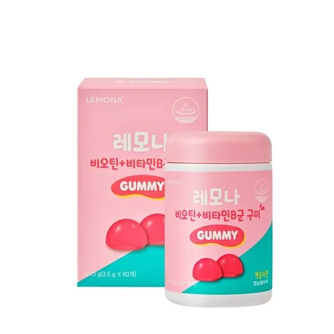 레모나 비오틴 비타민B군 구미 60구미 x 1통