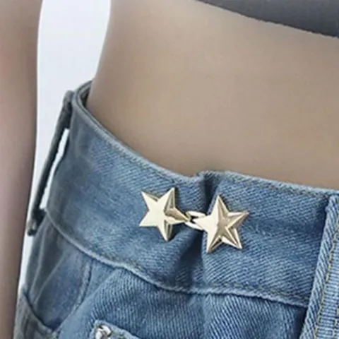 바지 허리조절 셀프 수선 별 클립 버클 허리조절단추