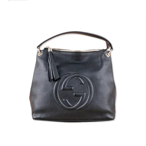 (명품) 구찌 소호 태슬 여성 호보백 블랙 536194