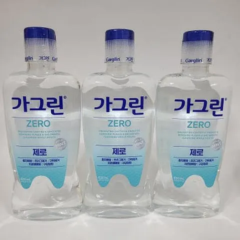 가그린 제로 구강청결제 820ml 3개 (AD)