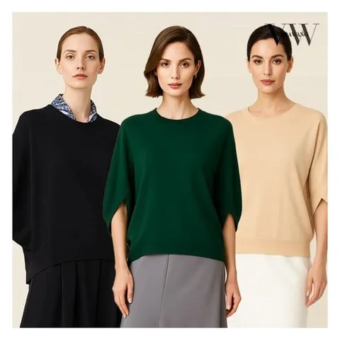 [후스타일][VW베라왕] 여성 썸머 가오리 니트 3종 택1