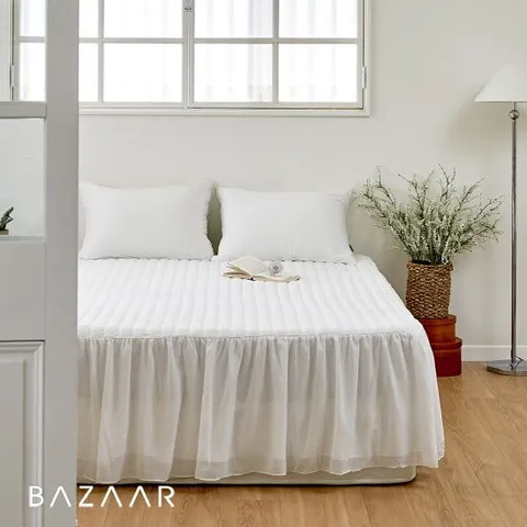 화이트 순면 60수아사 침대스커트(S/SS공용)