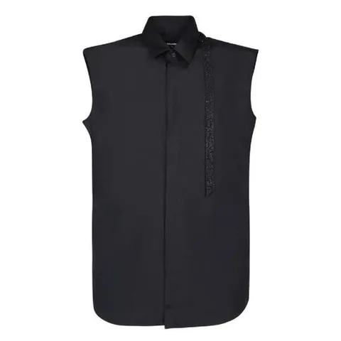 Dsquared2 코멧 커브드 밑단 민소매 셔츠 S71DM0679S36275  TP944687498